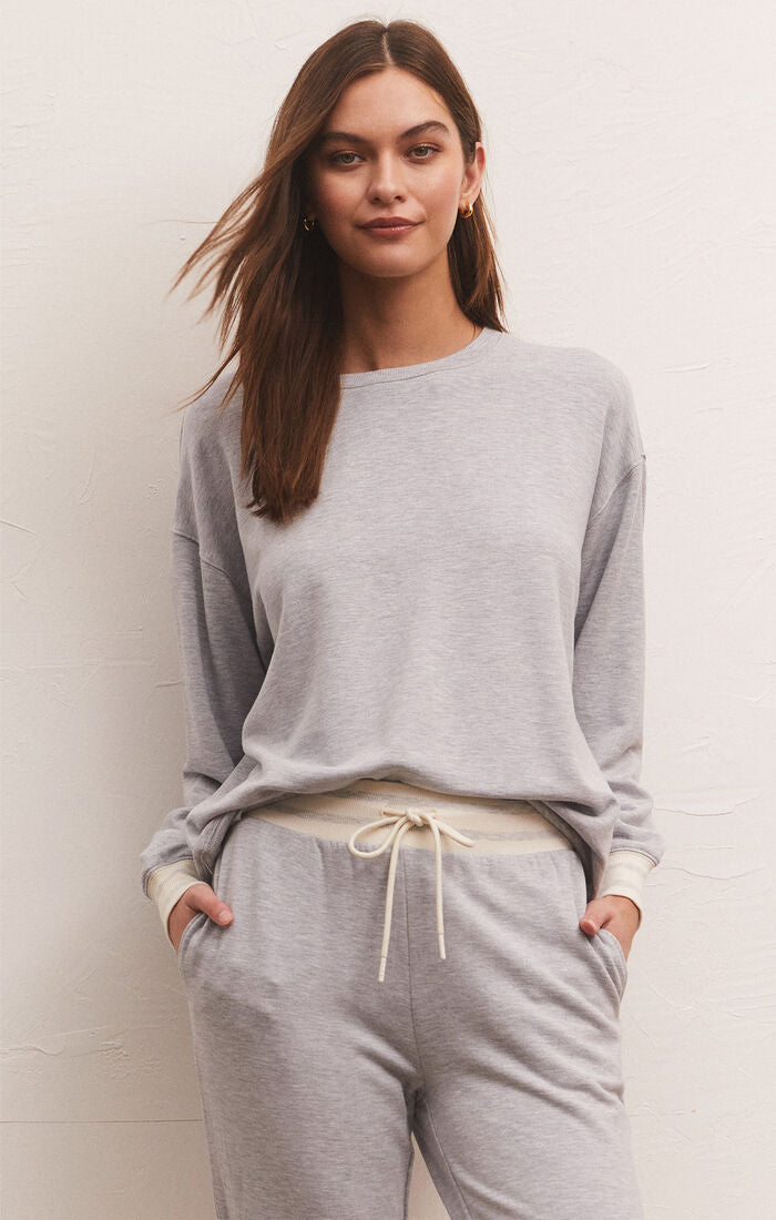 Z Supply Extra Cozy Sweatshirt in Heather Grey – The South Apparel