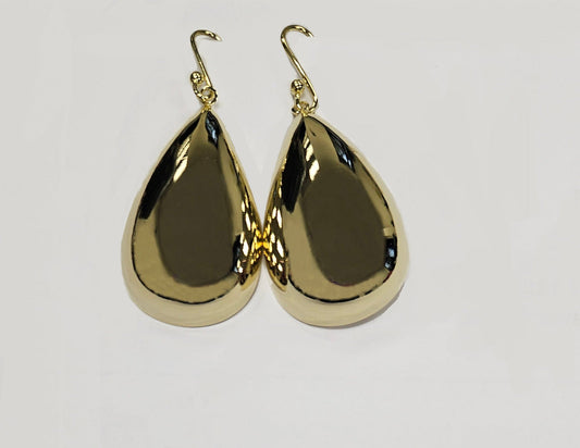 Tranquility Earrings in Shiny 18K Gold