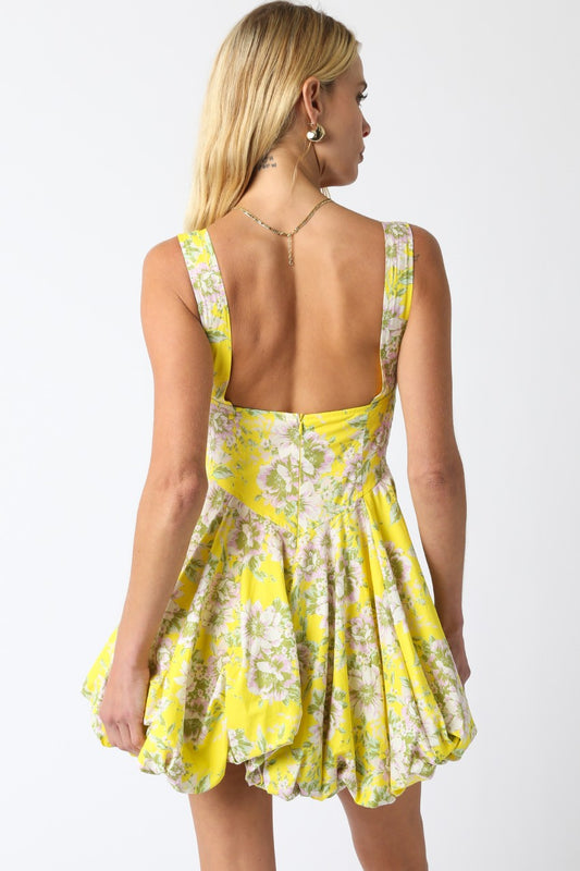 Elsie Floral Balloon Dress