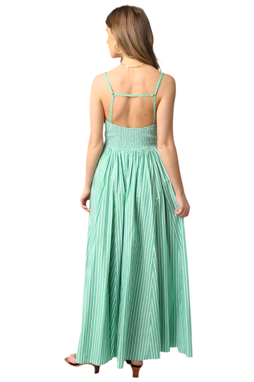 Melanie Stripe Maxi Dress