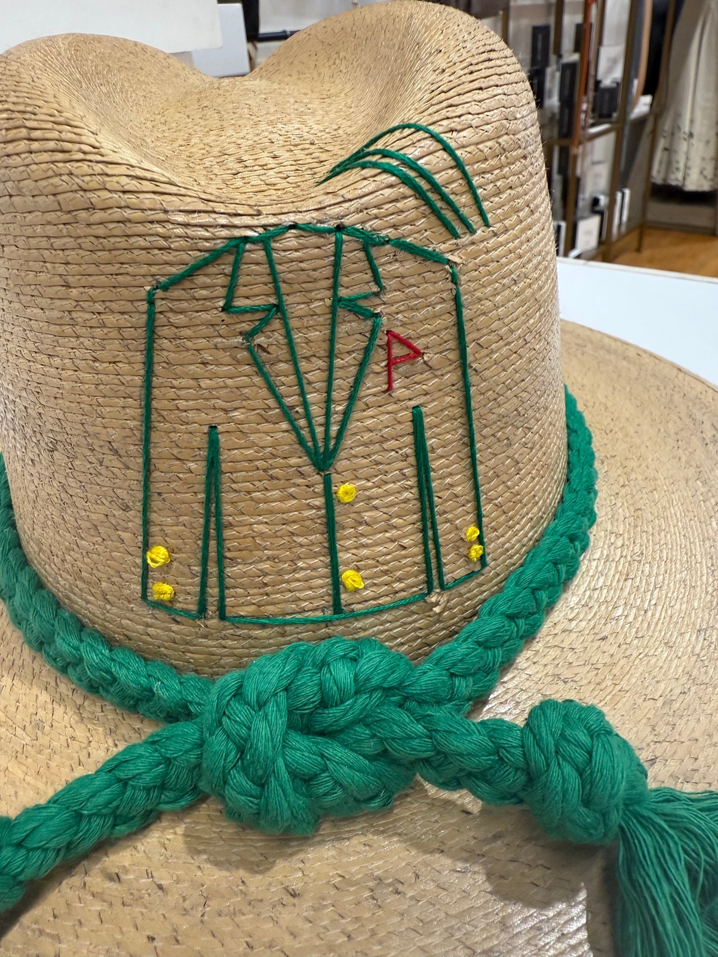 Tipsy Threads Natural Palm Masters Jacket Hat