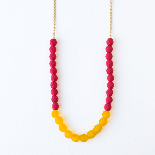 Recycled African Glass & Mixed Bead Necklace