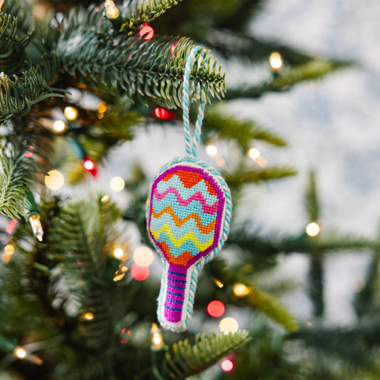 Needlepoint Icon Christmas Ornament