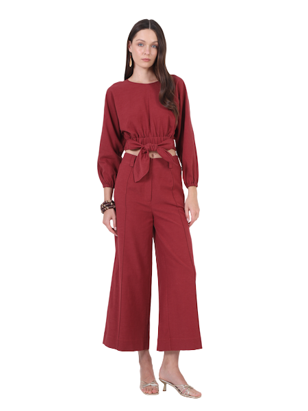 Brussels Pant in Fig