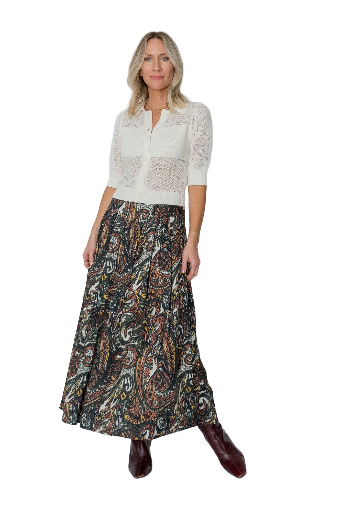 Veronique Ankle Skirt
