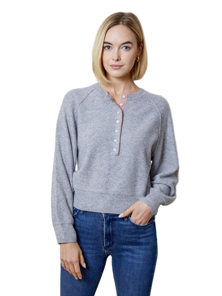 Cashmere Henley Pullover
