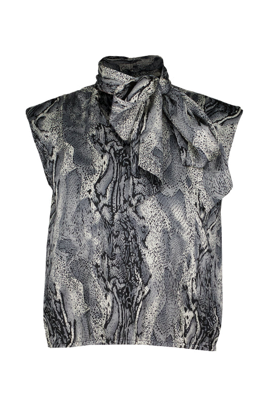 Belle Tie Front Top in Python