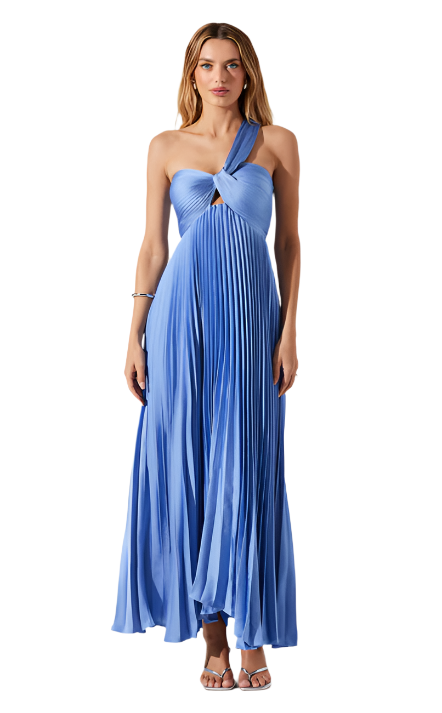 Astr The Label Rasya Dress in Periwinkle