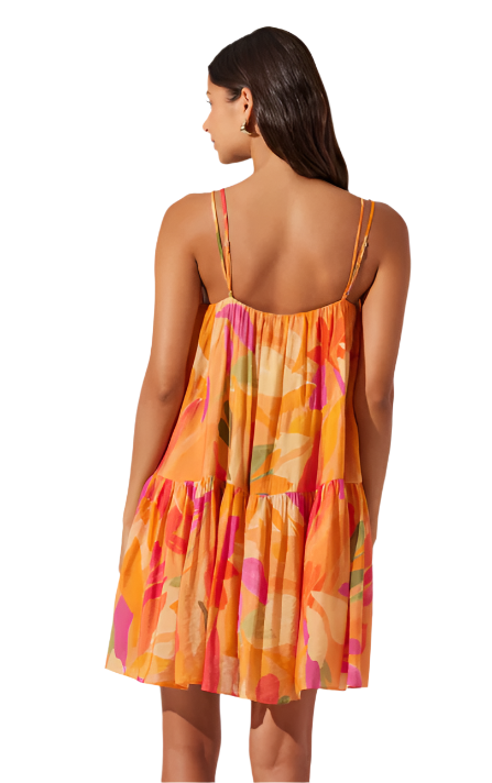 Astr The Label Keala Dress in Orange