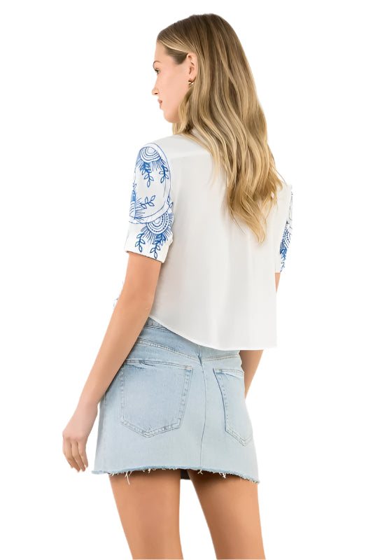 Sunesta Embroidered Top