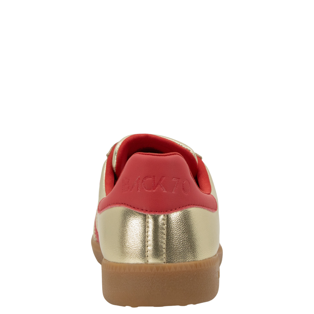 Back 70 NM Sneakers in Gold & Red