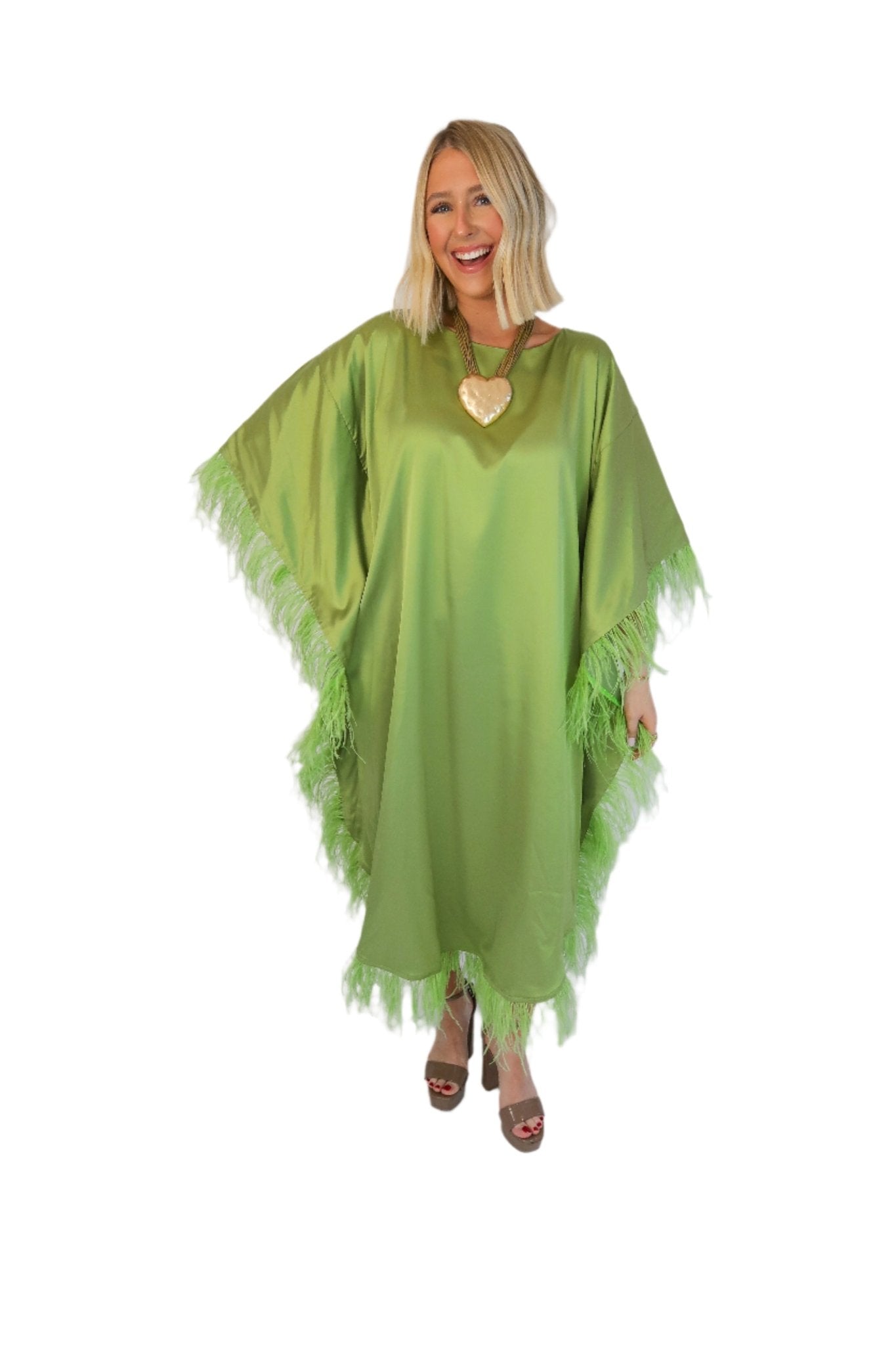 Cosmo Maxi Dress in Olive - The South Apparel