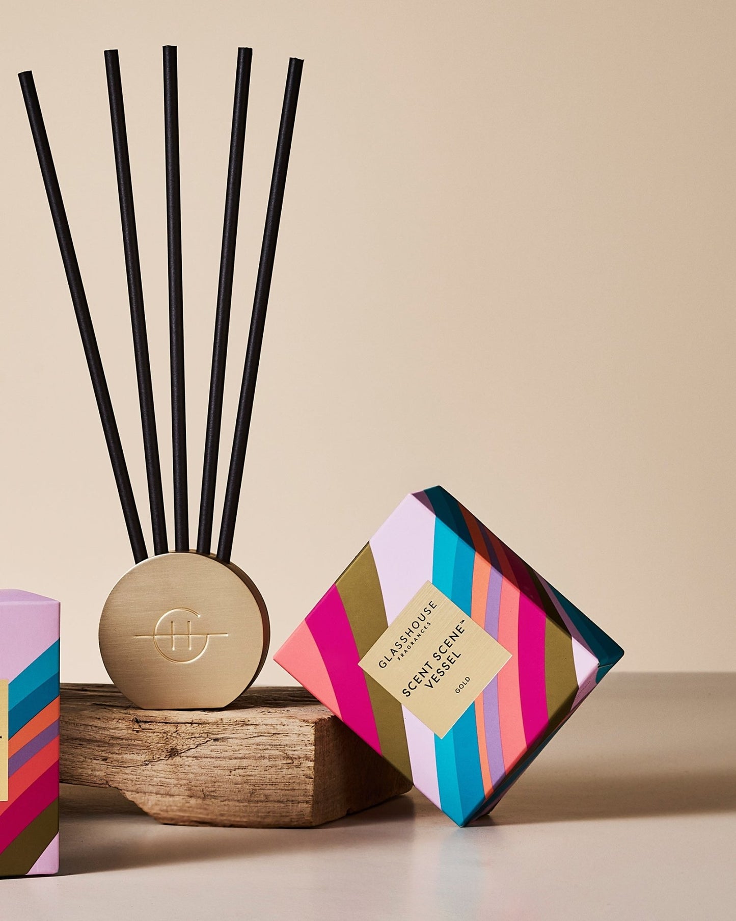 Glasshouse Scent Scene Metal Vessel in Gold - The South Apparel