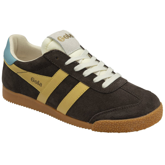 Gola Elan Sneakers in Mocha/Pollen/Ocean