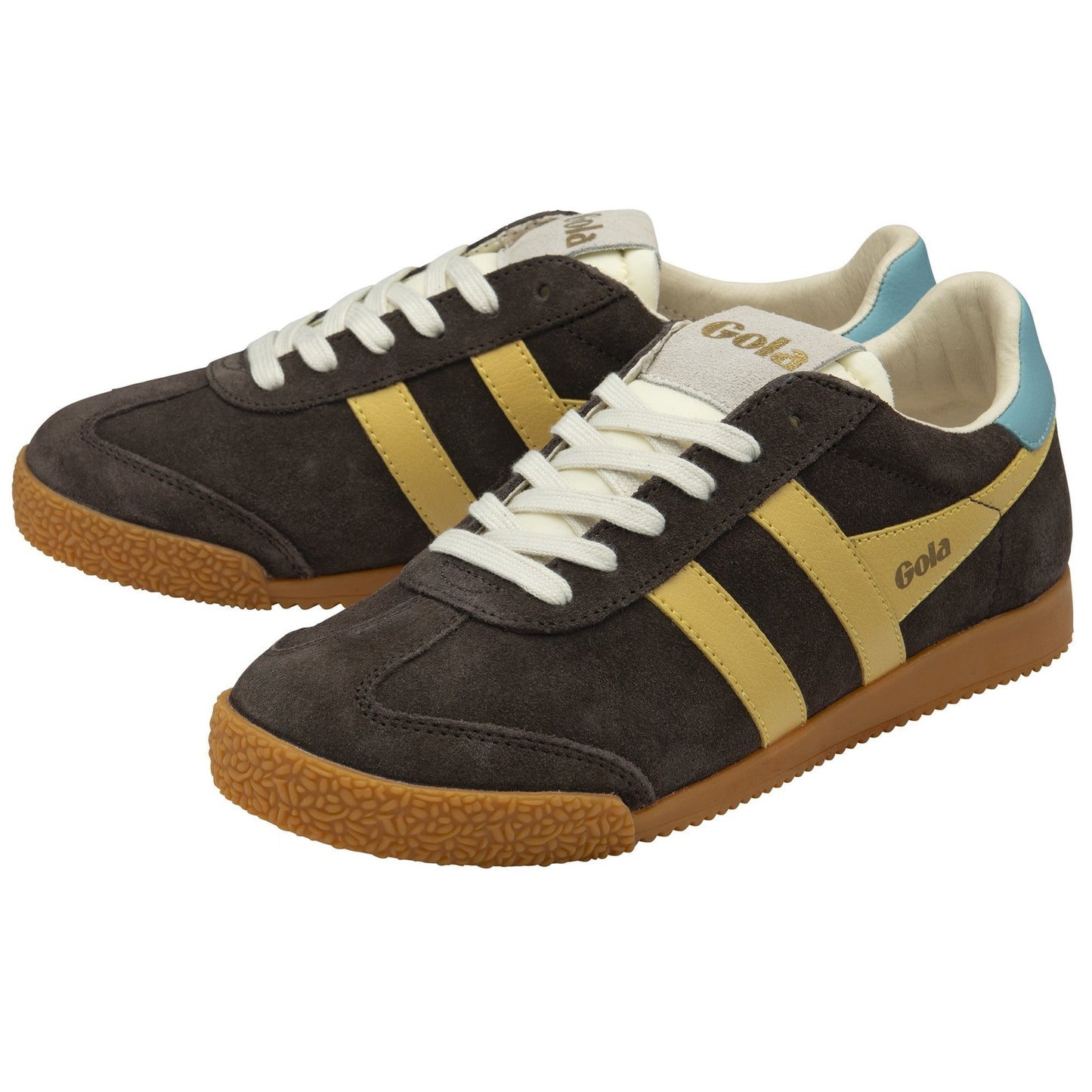 Gola Elan Sneakers in Mocha/Pollen/Ocean