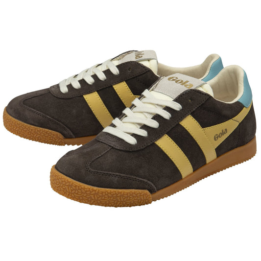 Gola Elan Sneakers in Mocha/Pollen/Ocean
