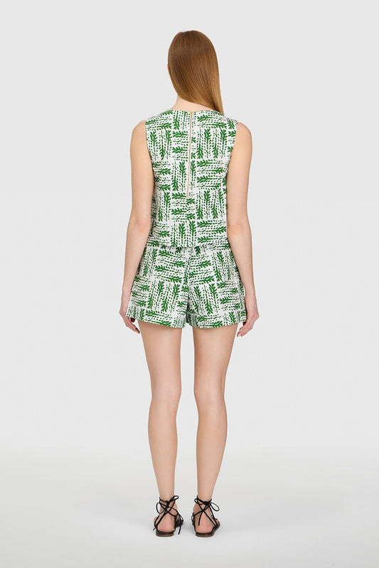 Livro Crop Top in Sweetgrass - The South Apparel