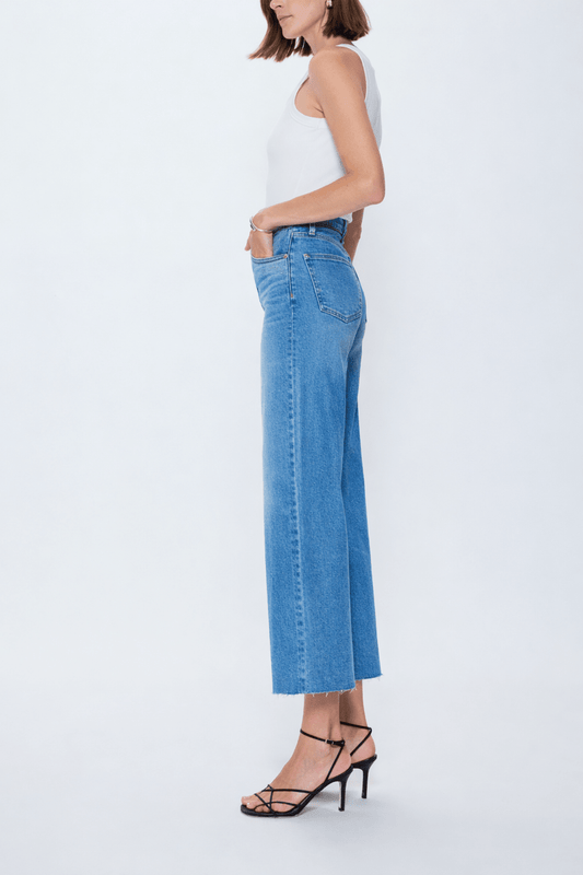 Pistola Lana Crop High Rise Ultra Wide Leg in Wild Heart - The South Apparel