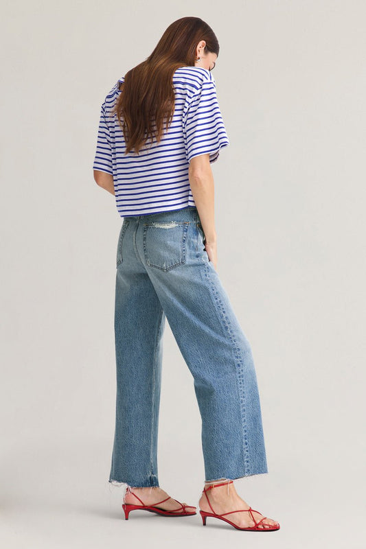 Pistola Tate High Rise Bowed Leg in Ablaze - The South Apparel