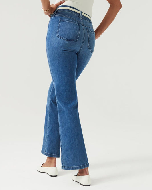 SPANX Kick Flare Jeans in Vintage Indigo - The South Apparel