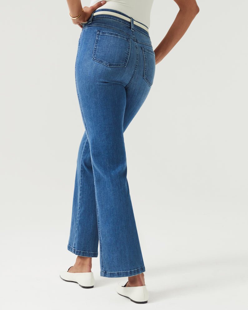 SPANX Kick Flare Jeans in Vintage Indigo - The South Apparel