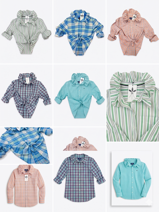 The Tailored Frill Vintage Button Up