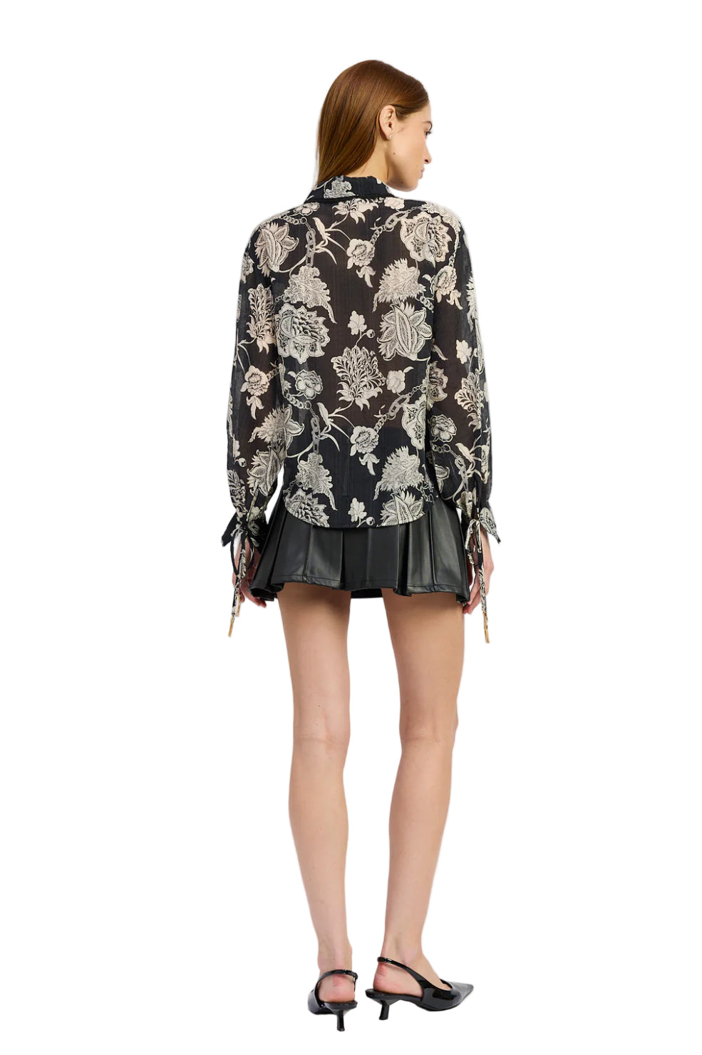 Elisabet Shirt in Black Ivory