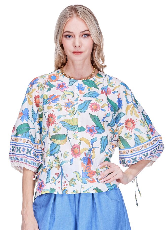 Floral Fantasia Top