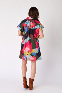 CROSBY Jennings Dress in Painted Floral