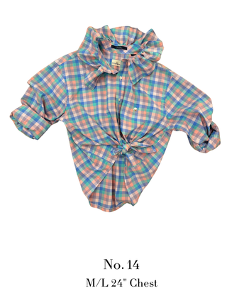 The Tailored Frill Vintage Button Up- Medium/Large