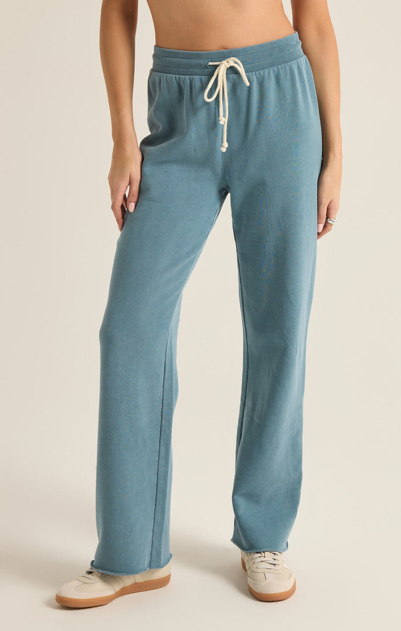 Z Supply Layton Sweatpants in Oceanic Blue