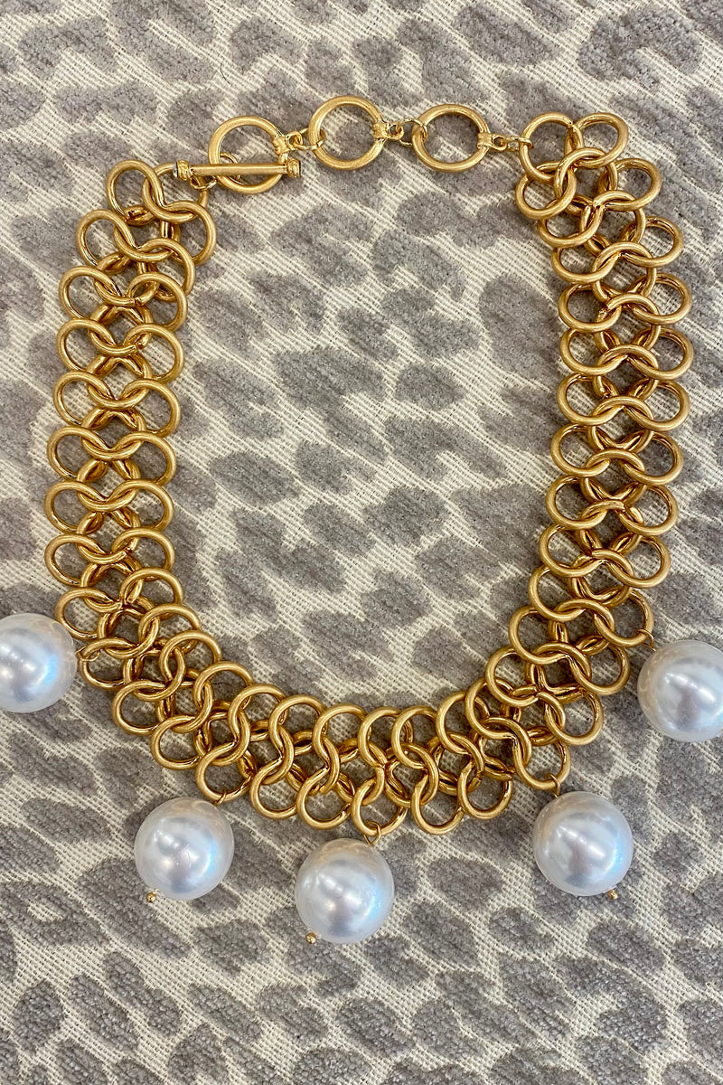 Pearl Link Choker