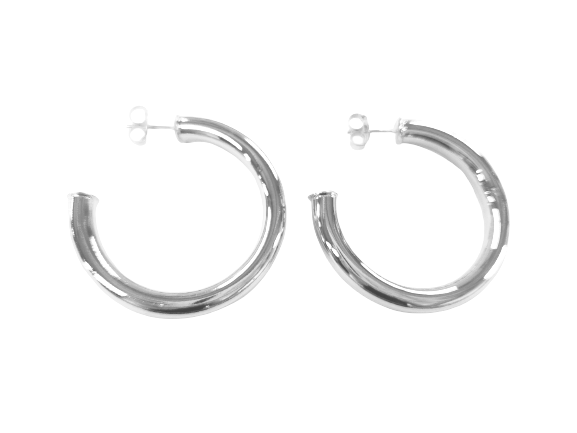 Chantel Shiny Hoops