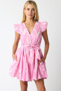 Brielle Aurora Dress in Pink