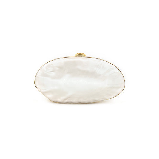 Jennifer Evening Bag in Cream