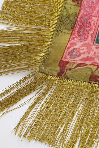 Crane Fringe Scarf