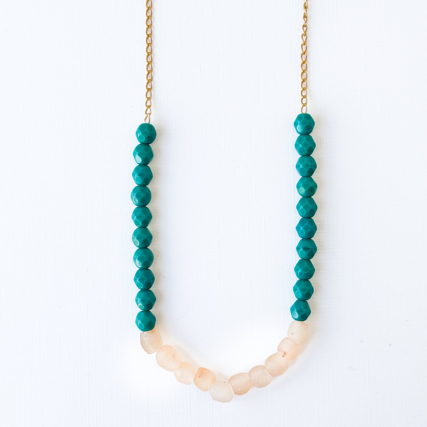 Recycled African Glass & Mixed Bead Necklace