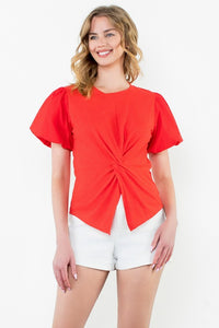 Meredith Top in Red