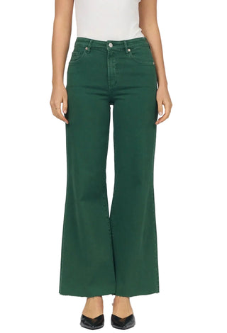 Fiona WIde Legs Jeans in Pineneedle