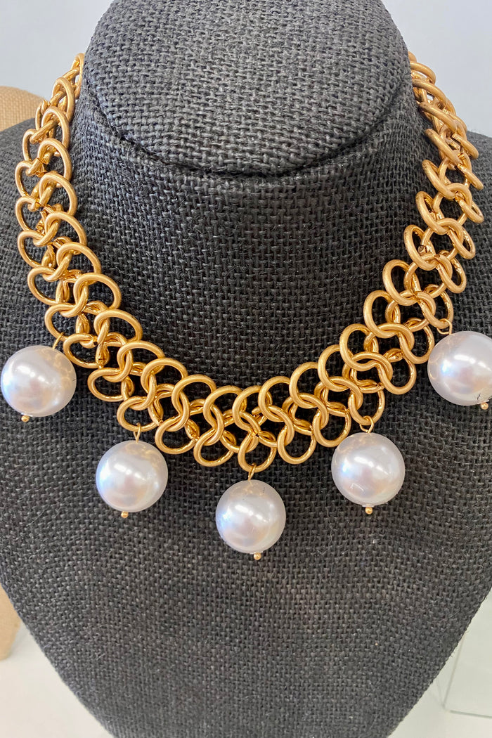 Pearl Link Choker