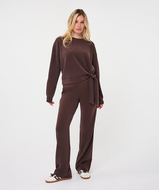 Esqualo Modal Sweater in Brown