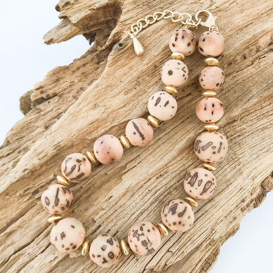 Cork Bead Necklace