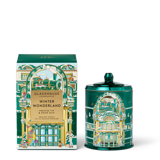 GLASSHOUSE 13.4 oz Limited Edition Candle in Winter Wonderland