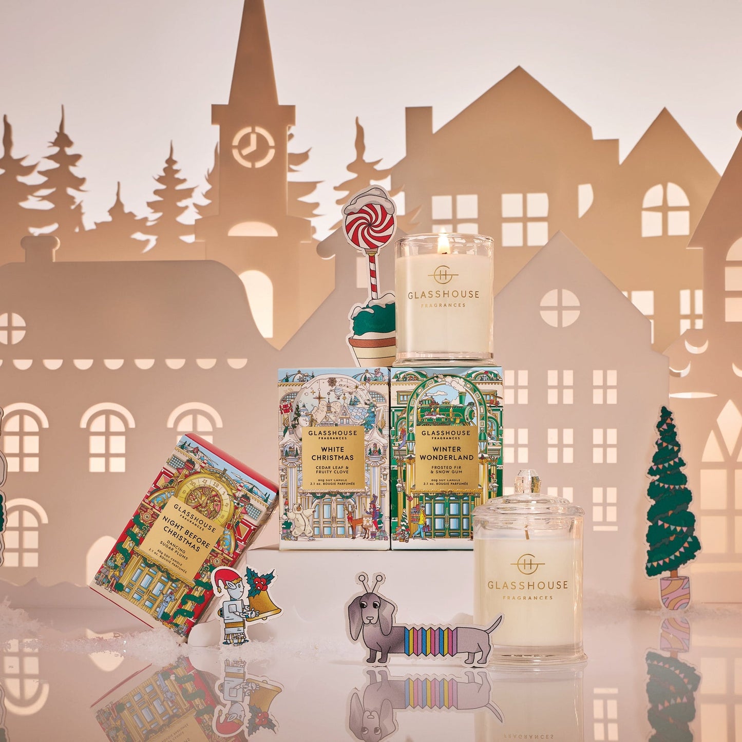 GLASSHOUSE Christmas Trio