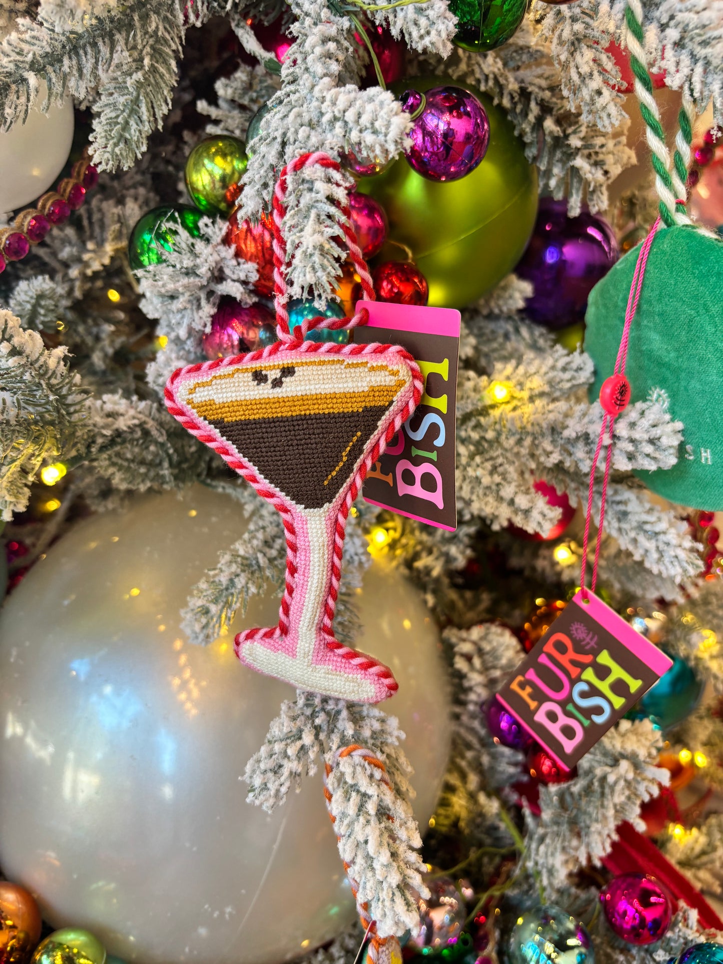 Needlepoint Icon Christmas Ornament