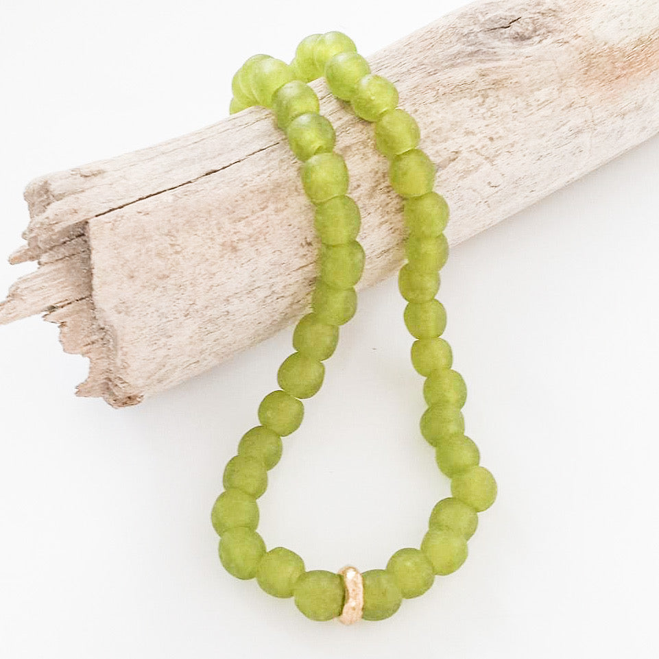 18" Glass Washer Necklace