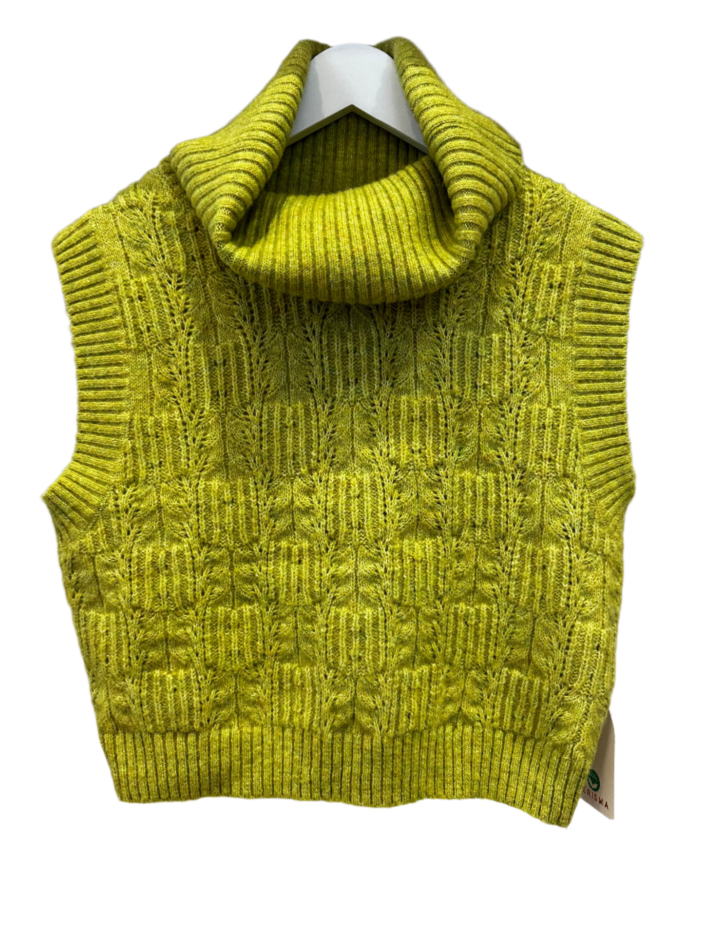 Marlene Sweater Top in Retro Lime