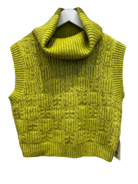 Marlene Sweater Top in Retro Lime