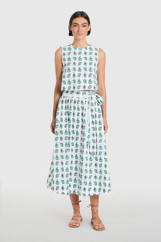 Lou Skirt in Beach Sprigs