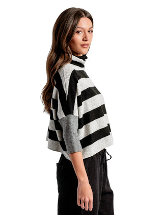 London Stripe Sweater, Heather Multi